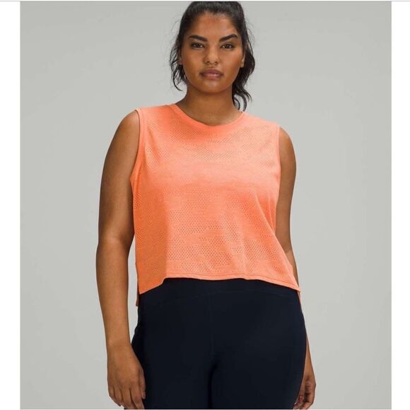 Lululemon Train To Be Tank Apricot Orange - Picture 1 of 9